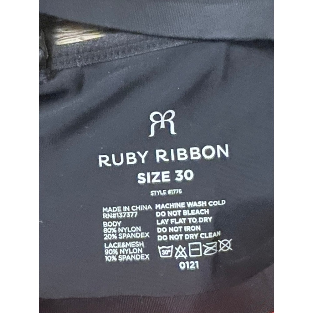 Ruby Ribbon Second Skin Black‎ Demiette - Picture 3 of 4